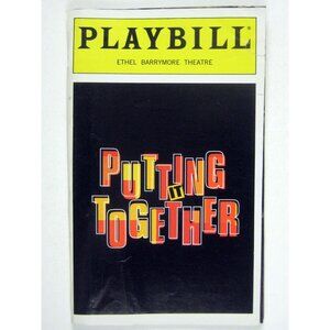 Putting Together Playbill December 1999 Carol Burnett George Hearn
